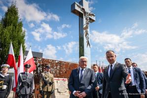 [VIDEO] Prezydent RP upamiętnił Bohaterów w 80. rocznicę wybuchu Powstania Warszawskiego